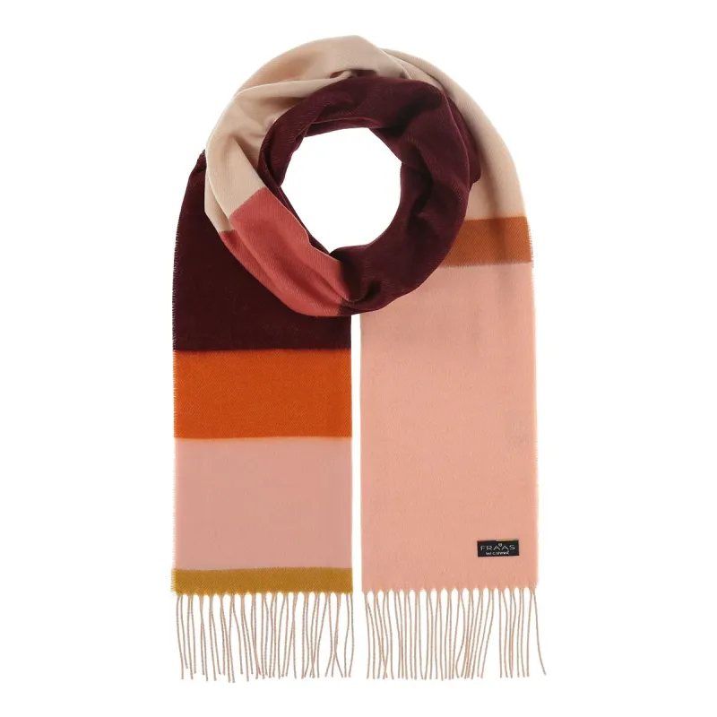 Block Stripes Cashmink Scarf sold by Silver Lotus