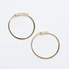 Thin Small Gold Vermeil Hoops sold by Silver Lotus