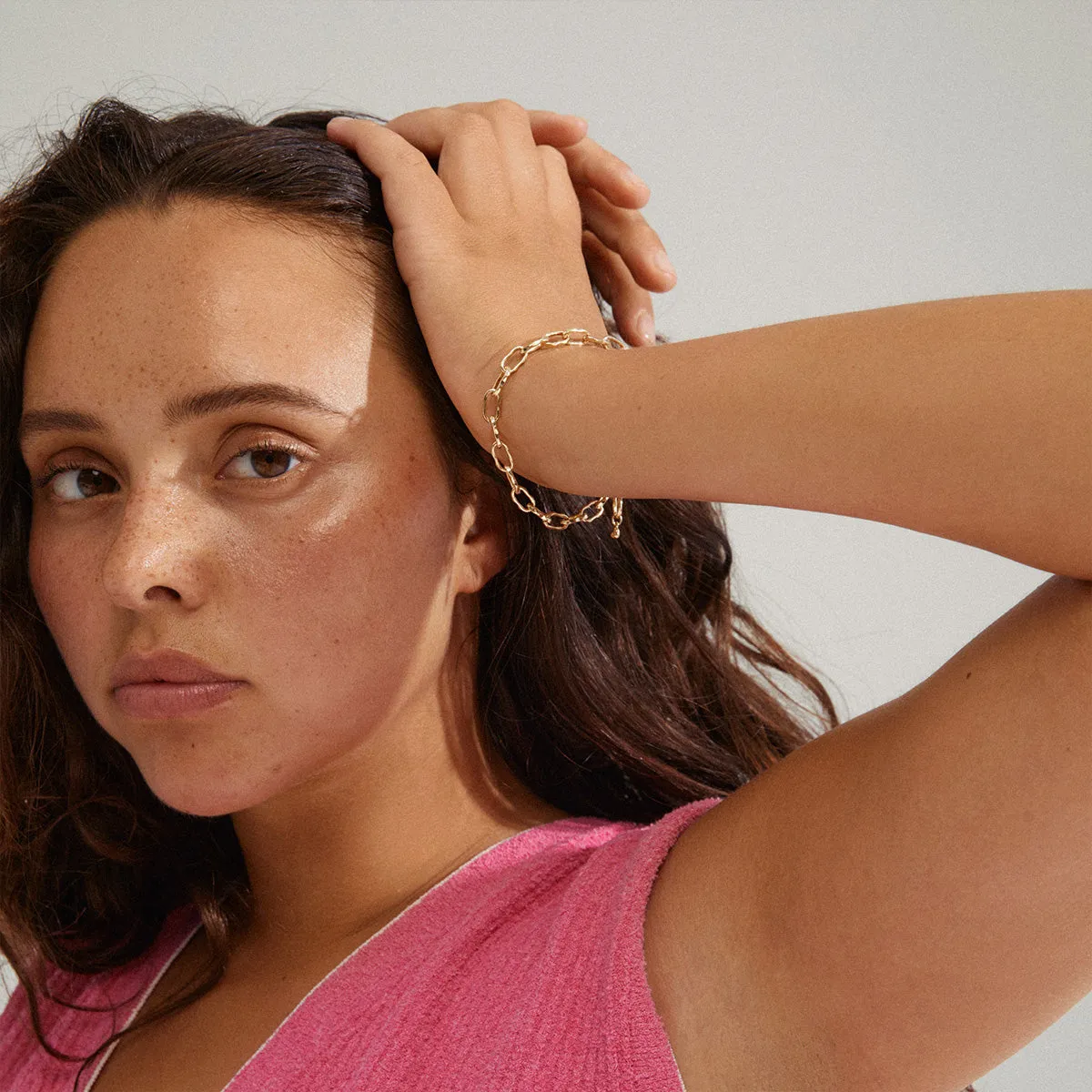 Pause Gold Plated Bracelet sold by Silver Lotus product image thumbnail 2