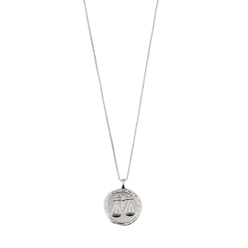 Libra Silver Plated Necklace sold by Silver Lotus