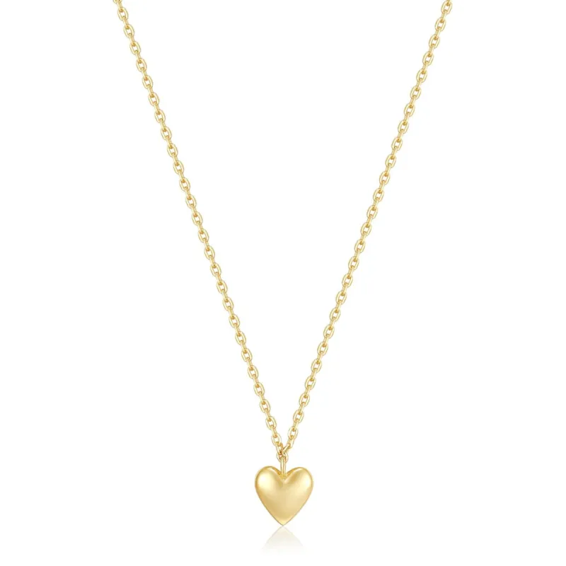 Micro Heart Charm Necklace sold by Silver Lotus