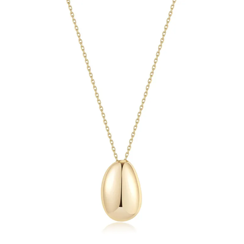 Gold Plated Harmony Pebble Necklace sold by Silver Lotus