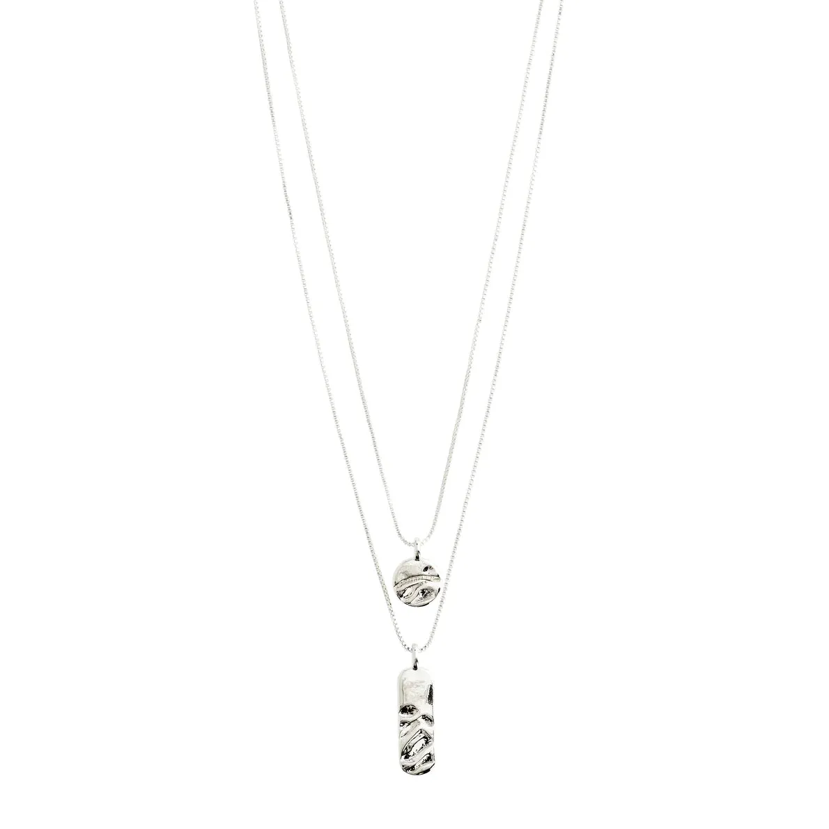 Blink Silver Plated 2-in-1 Necklace sold by Silver Lotus