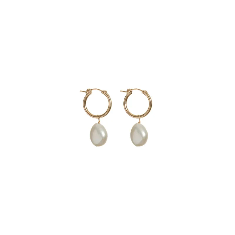 Degas Pearl Hoops sold by Silver Lotus