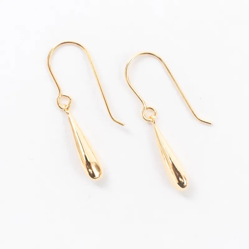 Gold Vermeil Small Pod Drop Earrings sold by Silver Lotus