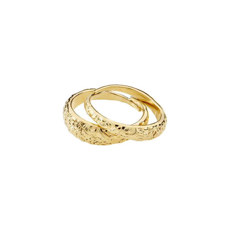 Izolda Gold Plated Ring Set sold by Silver Lotus