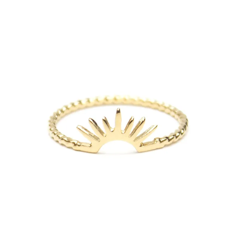 Nazar Gold Vermeil Ring sold by Silver Lotus