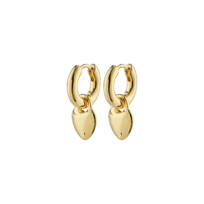 Sophia Large Gold Plated Hoops sold by Silver Lotus