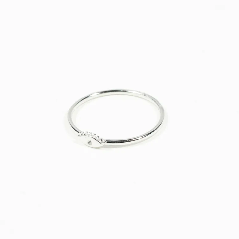Silver Evil Eye Ring sold by Silver Lotus