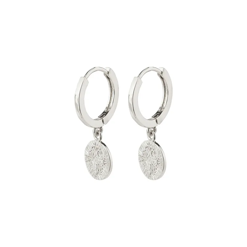 Nomad Silver Plated Hoops sold by Silver Lotus