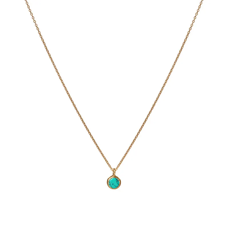 December Birthstone Necklace sold by Silver Lotus