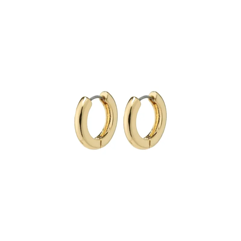 Tyra Gold Plated Hoops sold by Silver Lotus