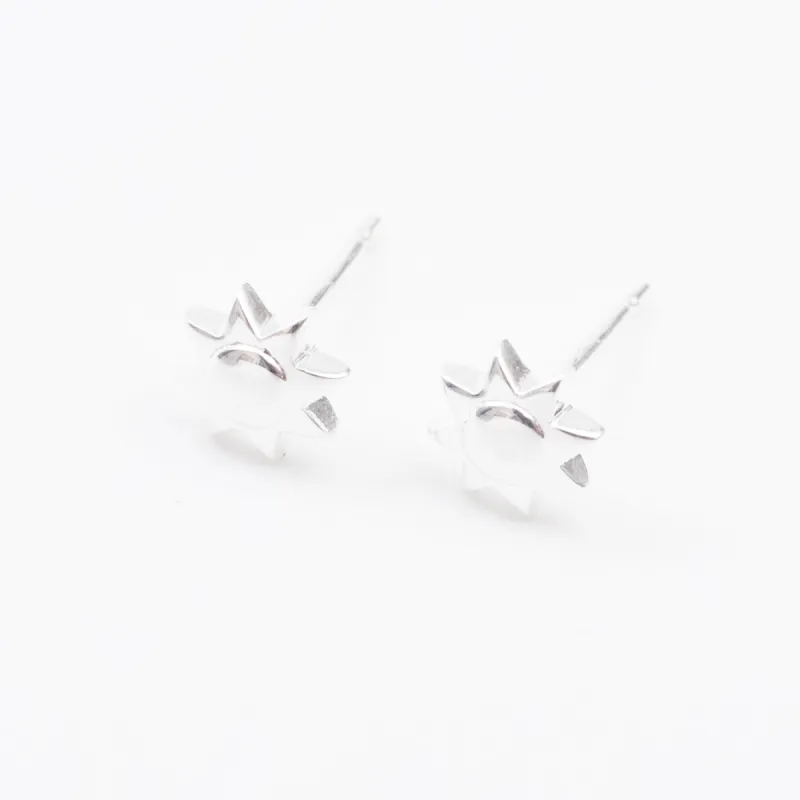 Silver Sun Studs sold by Silver Lotus