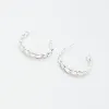 Silver Chain Link Hoops sold by Silver Lotus