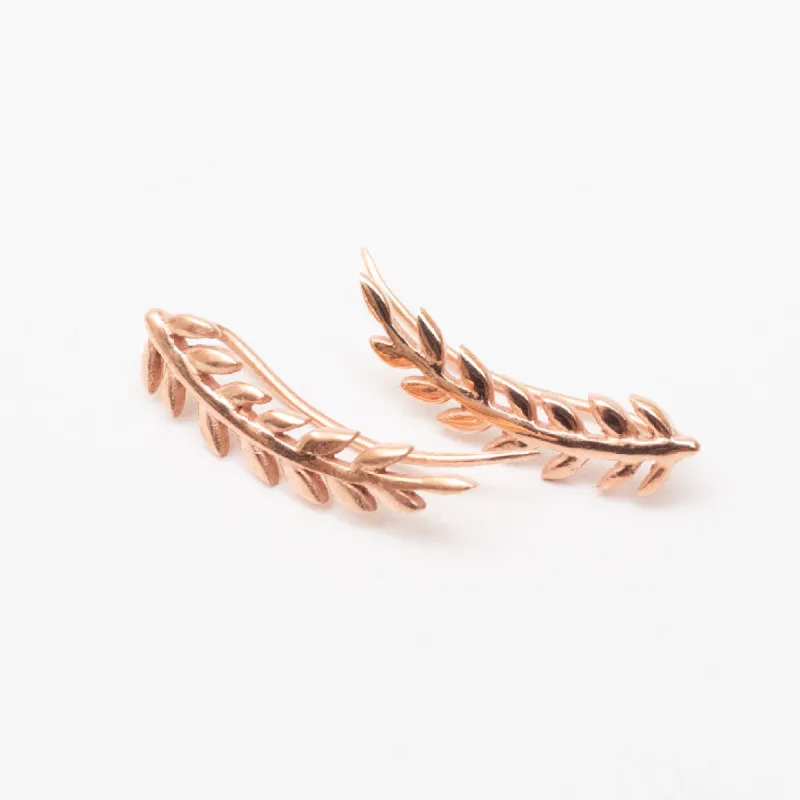 Rose Gold Eden Ear Climbers sold by Silver Lotus