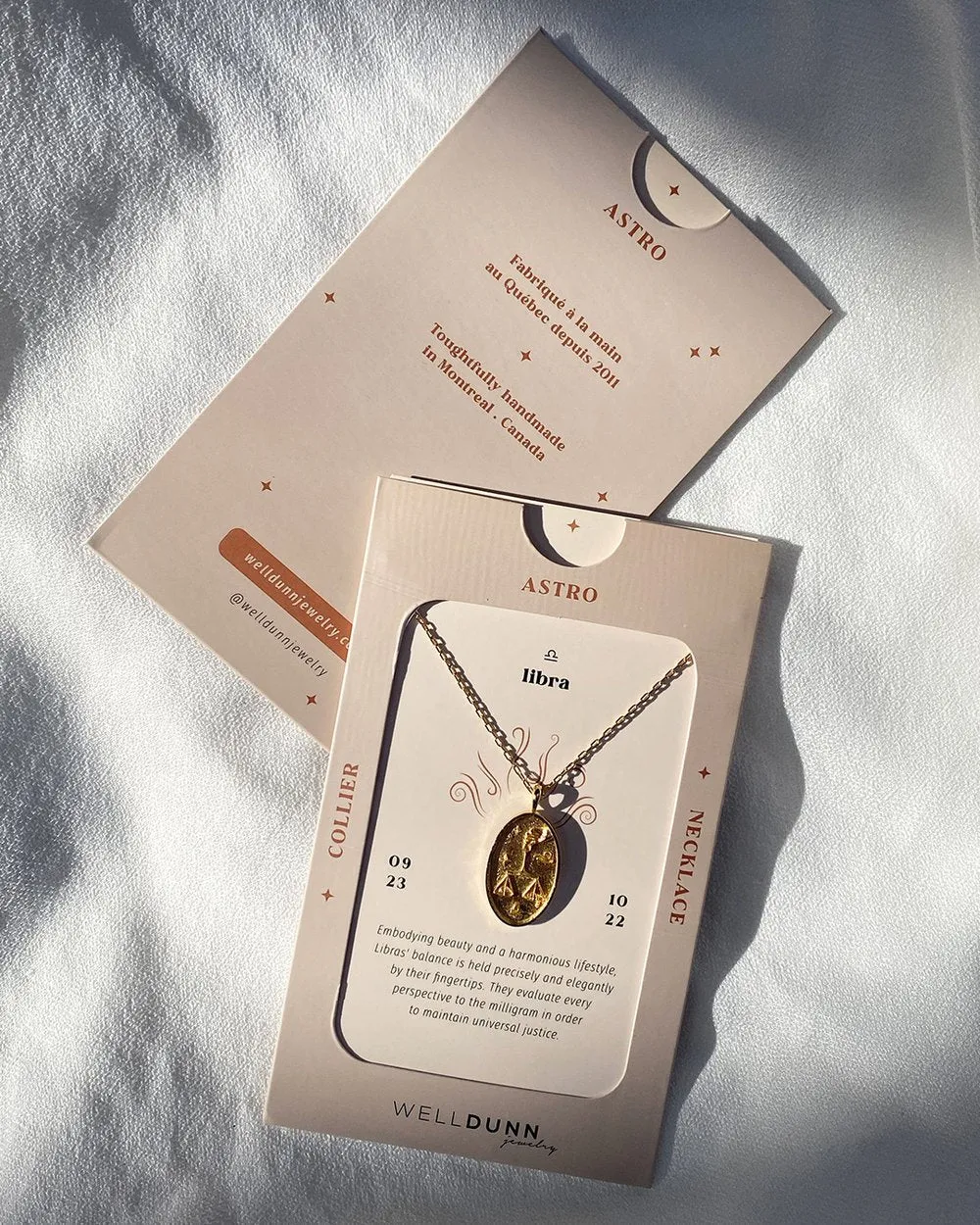 Libra Zodiac Necklace sold by Silver Lotus product image thumbnail 5