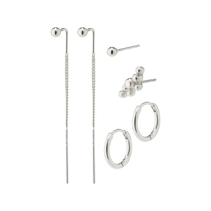 Siv Silver Plated Earring Set sold by Silver Lotus