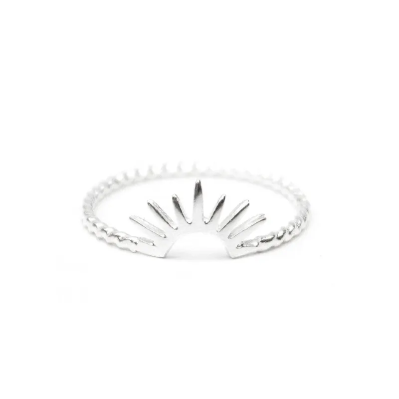 Nazar Silver Ring sold by Silver Lotus