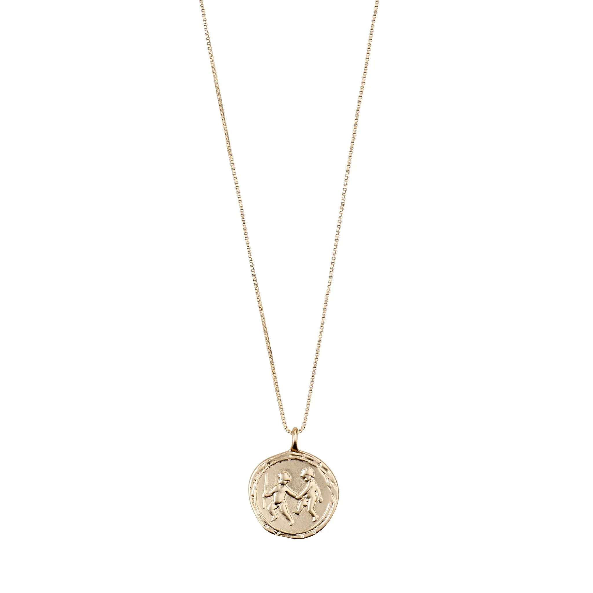 Gemini Gold Plated Necklace sold by Silver Lotus