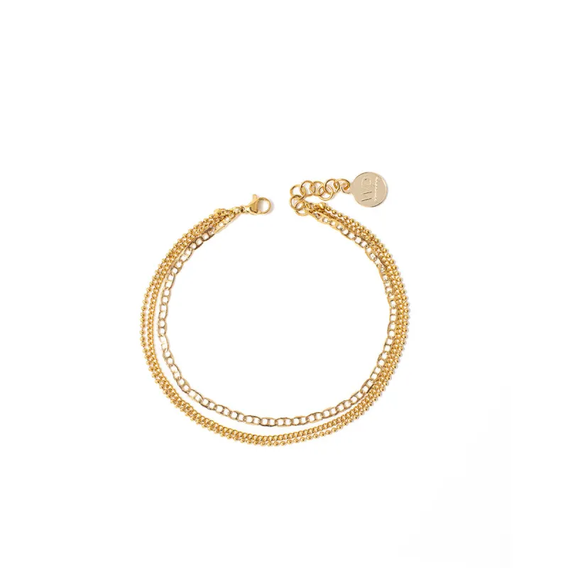 Terzo Gold Anklet sold by Silver Lotus