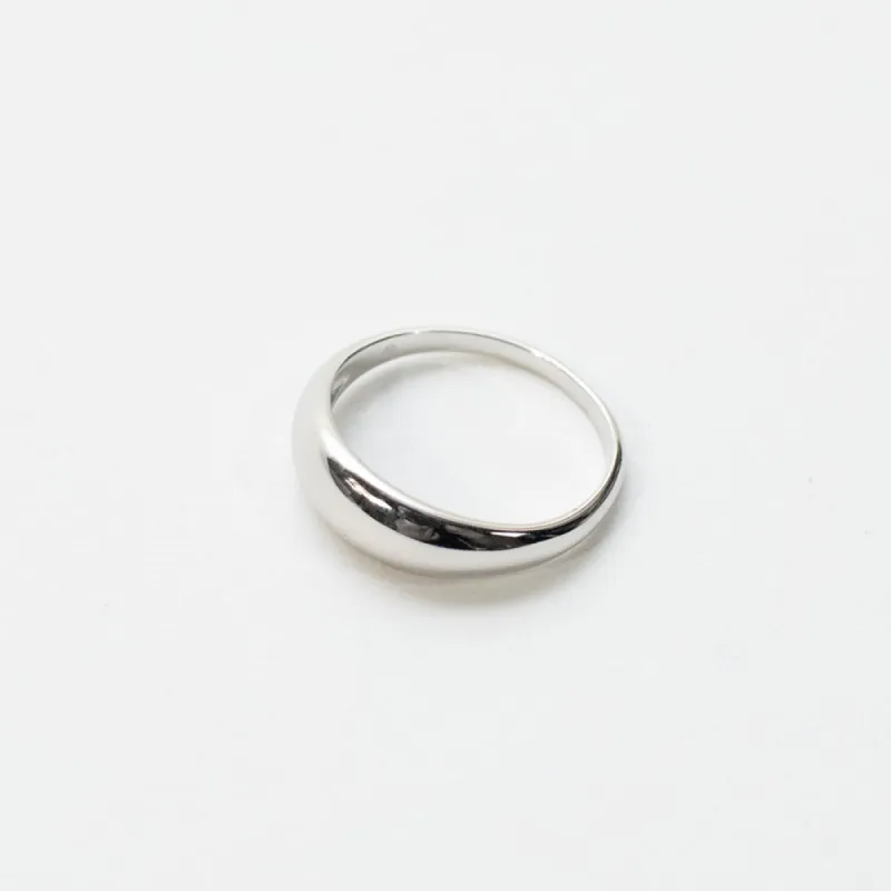 Silver Thin Dome Ring sold by Silver Lotus