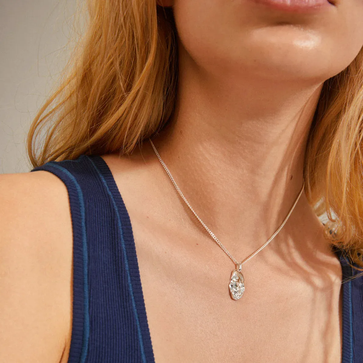 Sun Silver Plated Coin Necklace sold by Silver Lotus product image thumbnail 3