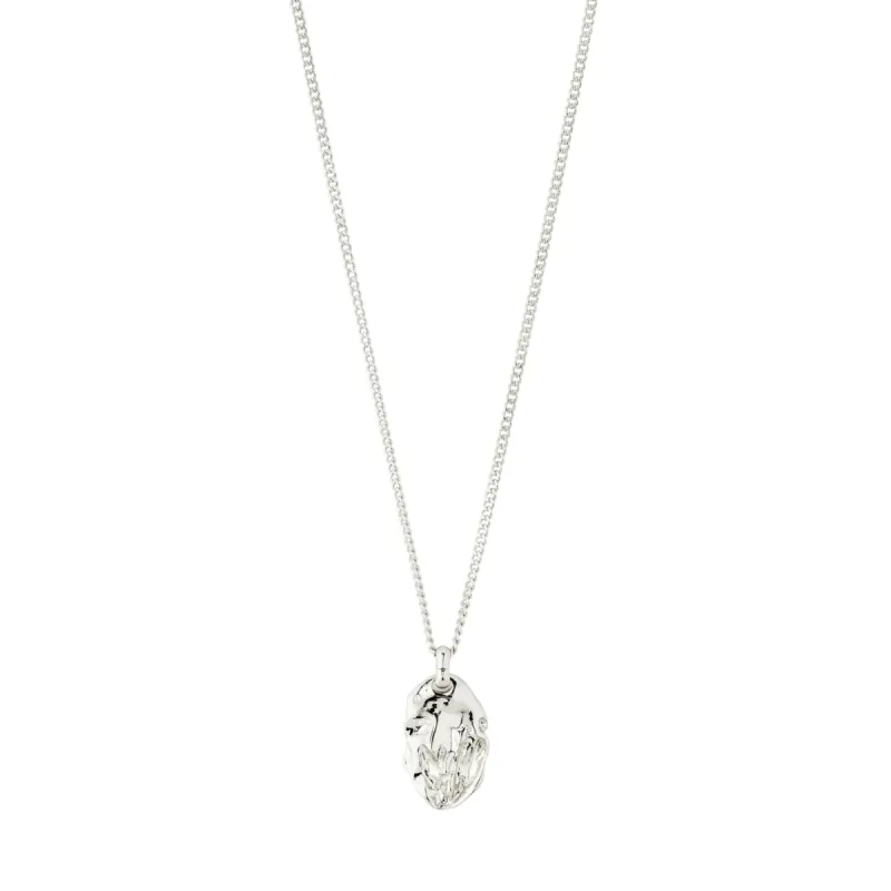 Sun Silver Plated Coin Necklace sold by Silver Lotus