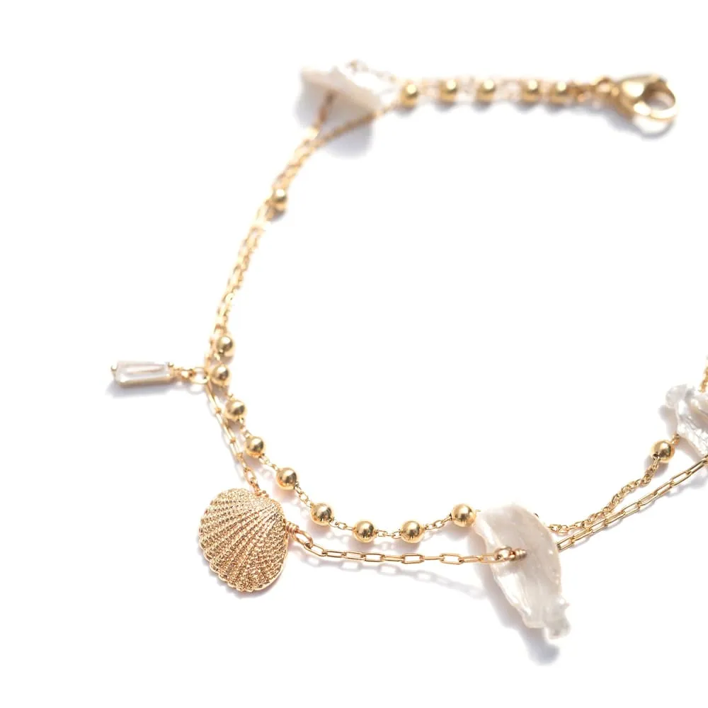 Shelly Gold Anklet sold by Silver Lotus product image thumbnail 3