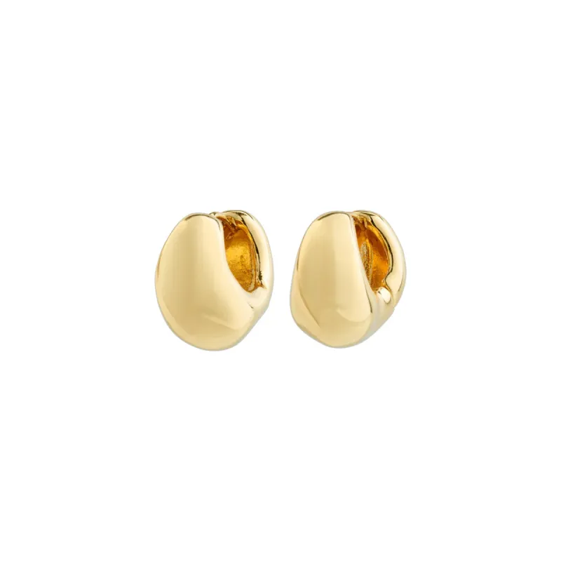 Light Gold Plated Hoops sold by Silver Lotus