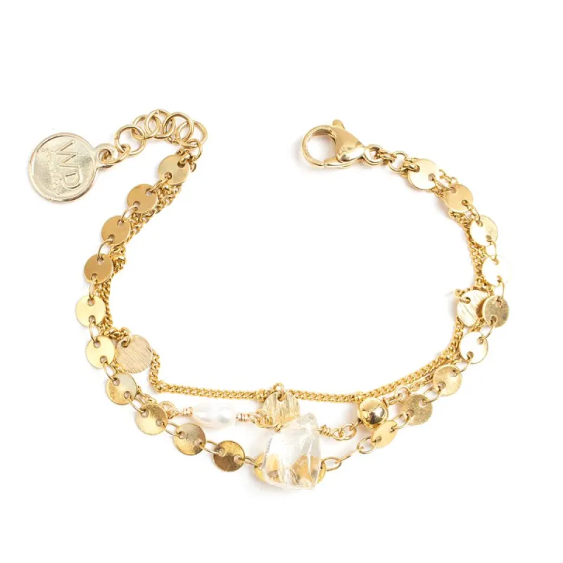Satin Gold Bracelet sold by Silver Lotus