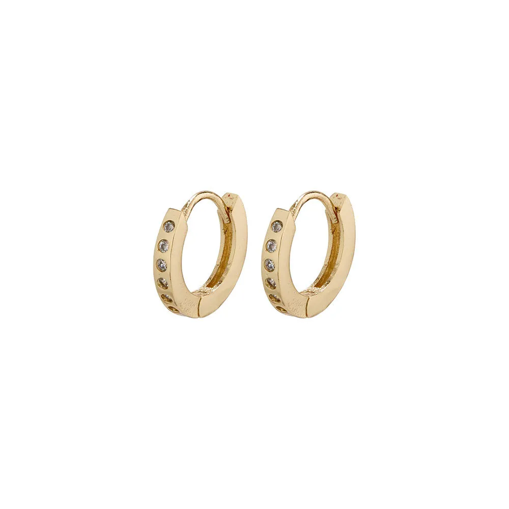 Gry Gold Plated Hoops sold by Silver Lotus