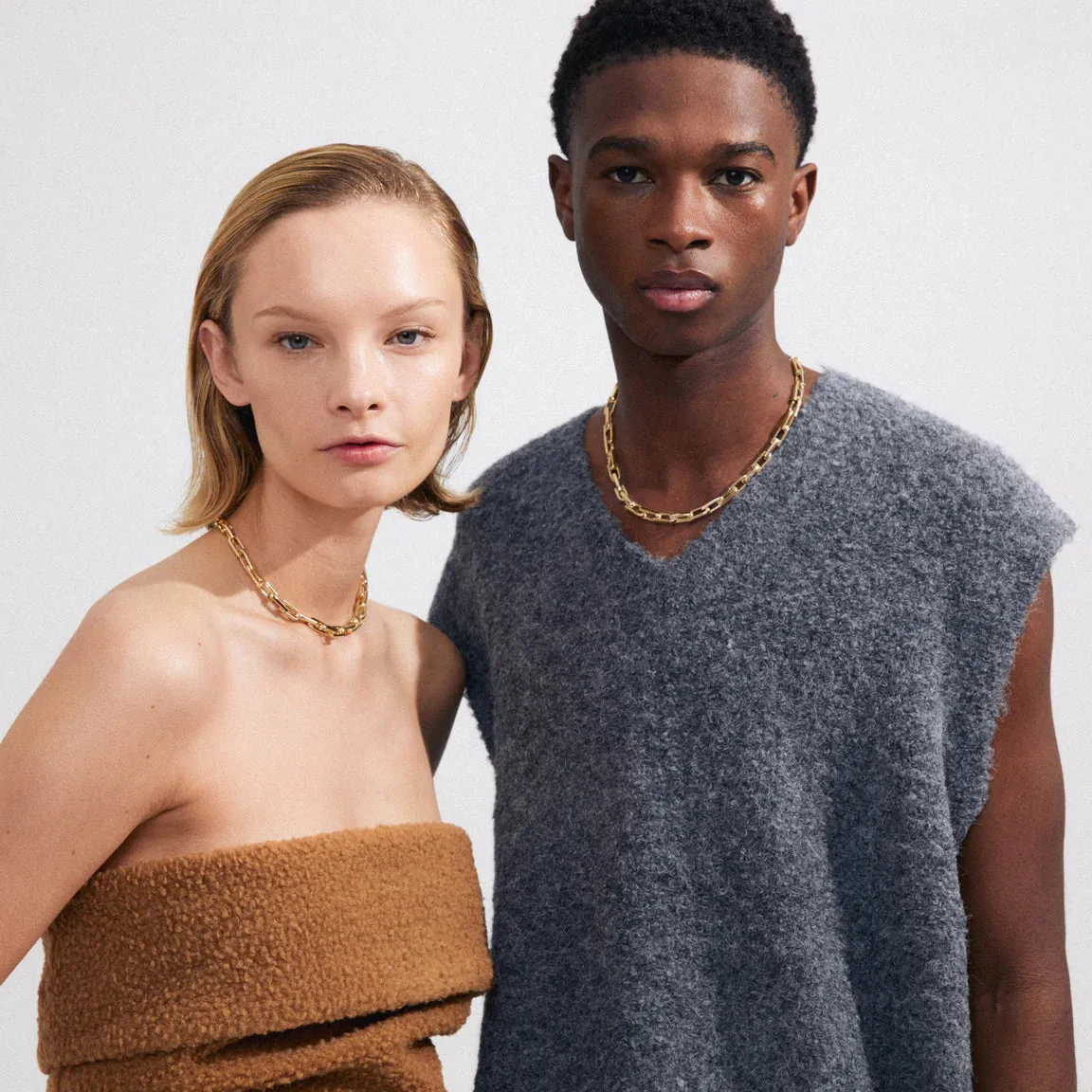 Stay Gold Plated Chain Necklace sold by Silver Lotus product image thumbnail 2