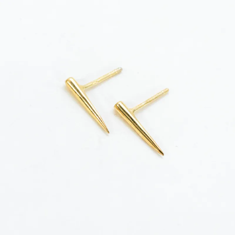 Gold Vermeil Bullet Studs sold by Silver Lotus