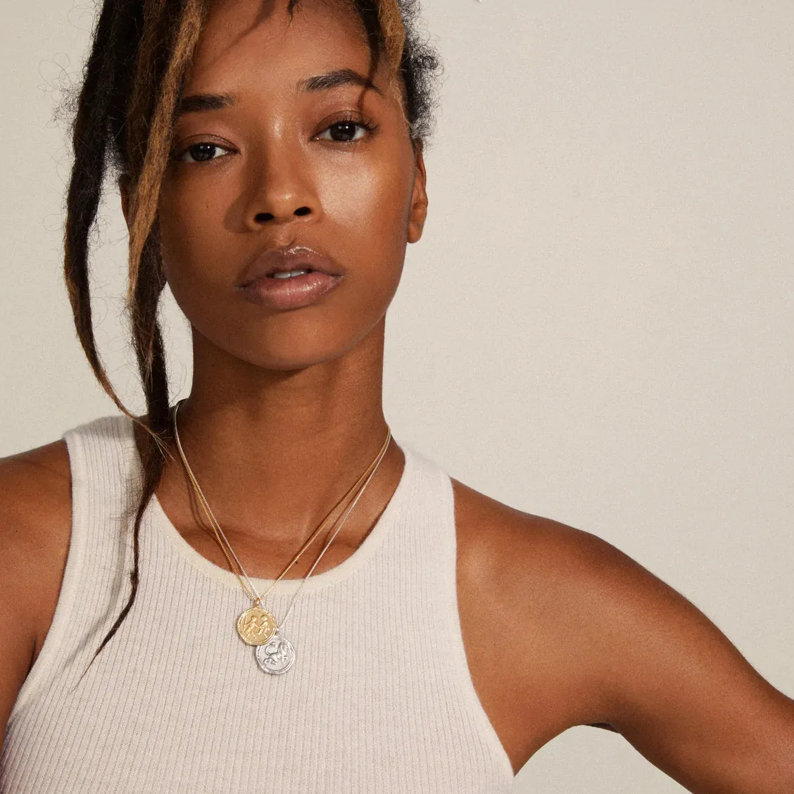 Aquarius Gold Plated Necklace sold by Silver Lotus product image thumbnail 2