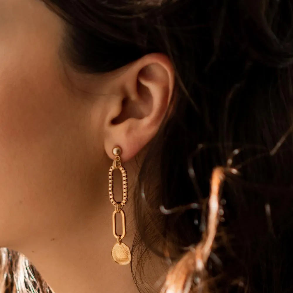 Venise Gold Earrings sold by Silver Lotus product image thumbnail 2