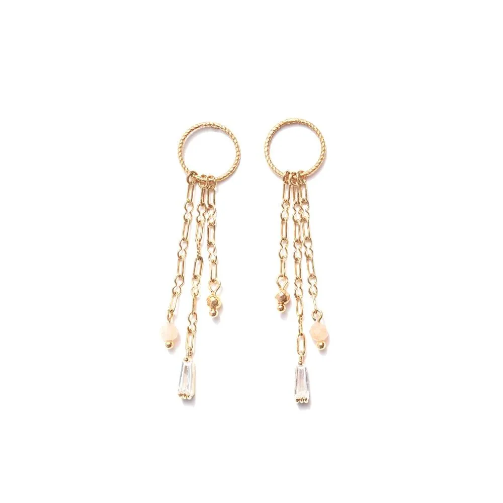Charlie Gold Earrings sold by Silver Lotus