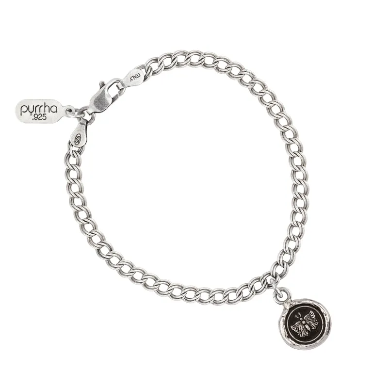 Limited Edition Butterfly Talisman Chain Bracelet sold by Silver Lotus