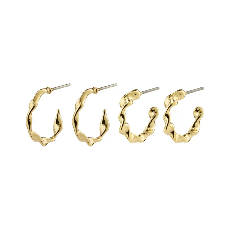 Storm Gold Plated Earring Set sold by Silver Lotus