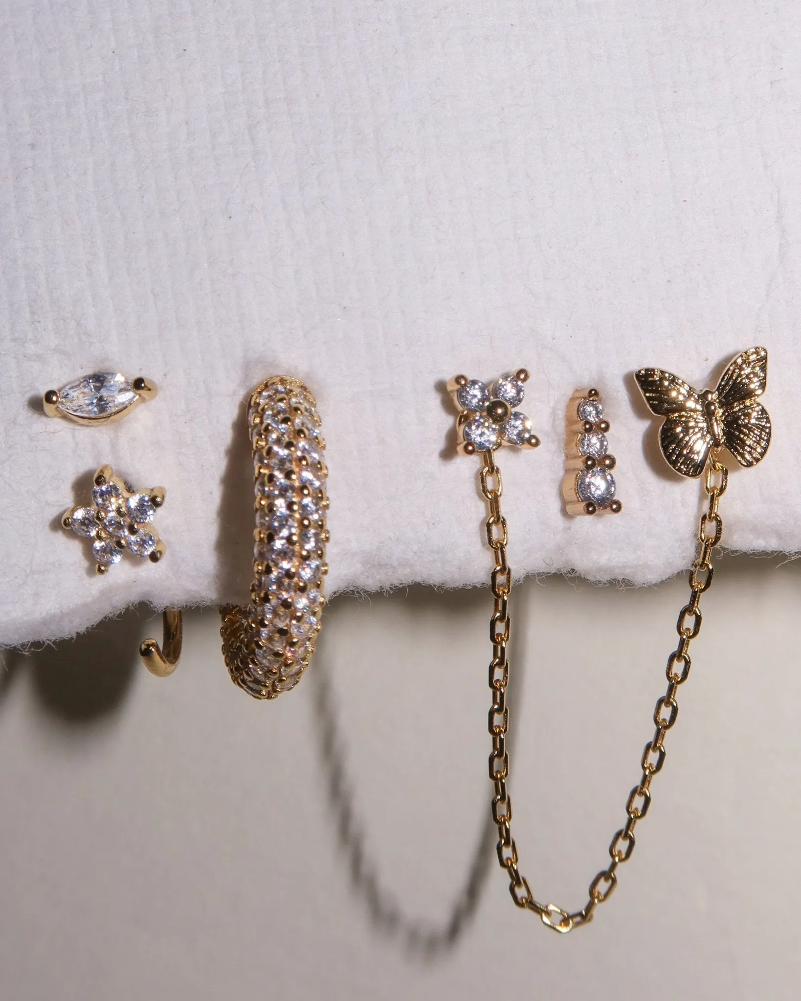 Celeste Pull Through Hoop Style Earrings sold by Silver Lotus product image thumbnail 4