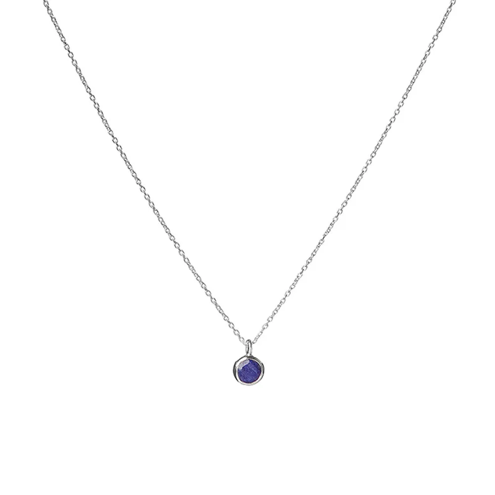 September Birthstone Necklace sold by Silver Lotus product image thumbnail 3