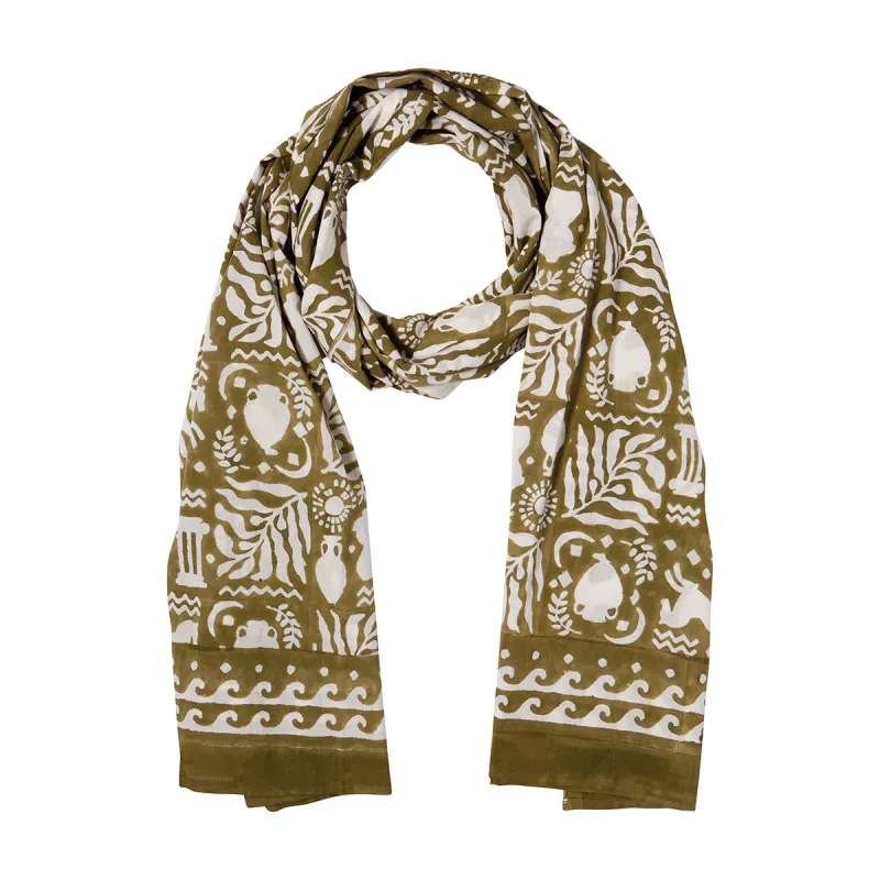 Block Print Scarf sold by Silver Lotus