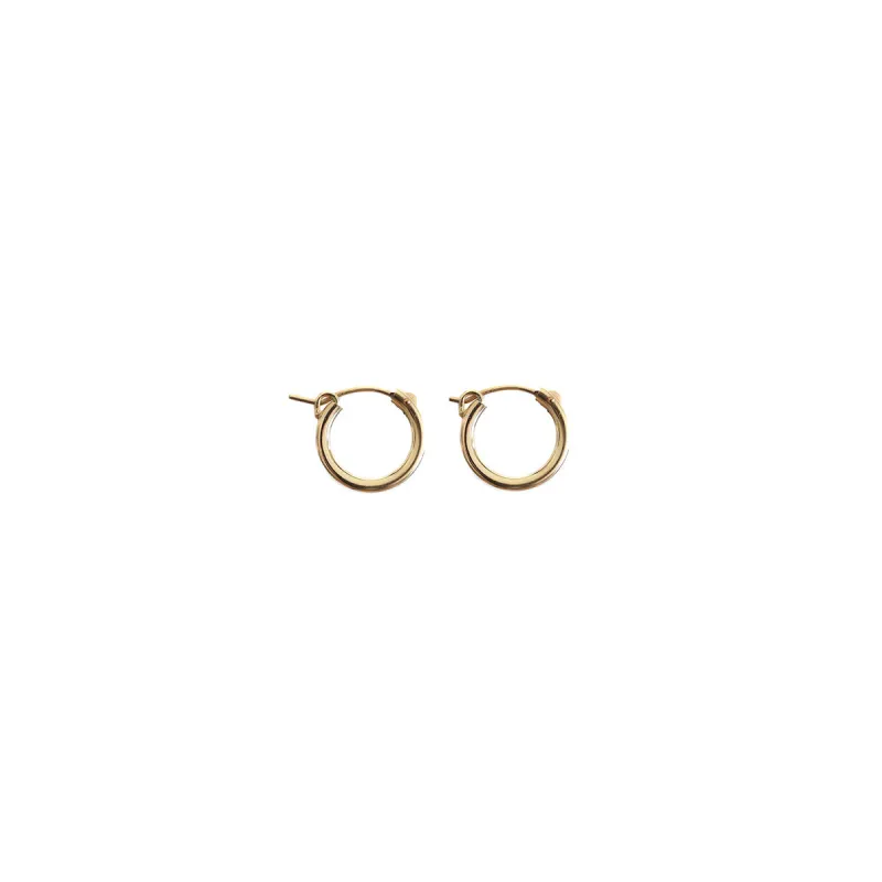 Mini Robbie Gold Hoops sold by Silver Lotus