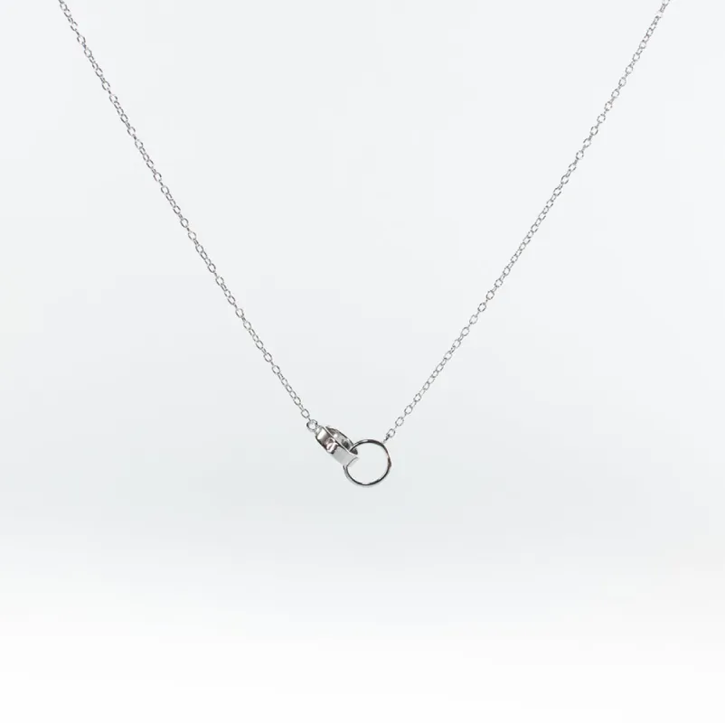 Interlocked Rings Necklace sold by Silver Lotus