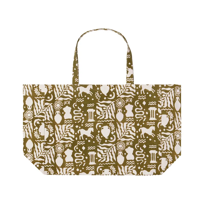 Block Print Tote Bag sold by Silver Lotus
