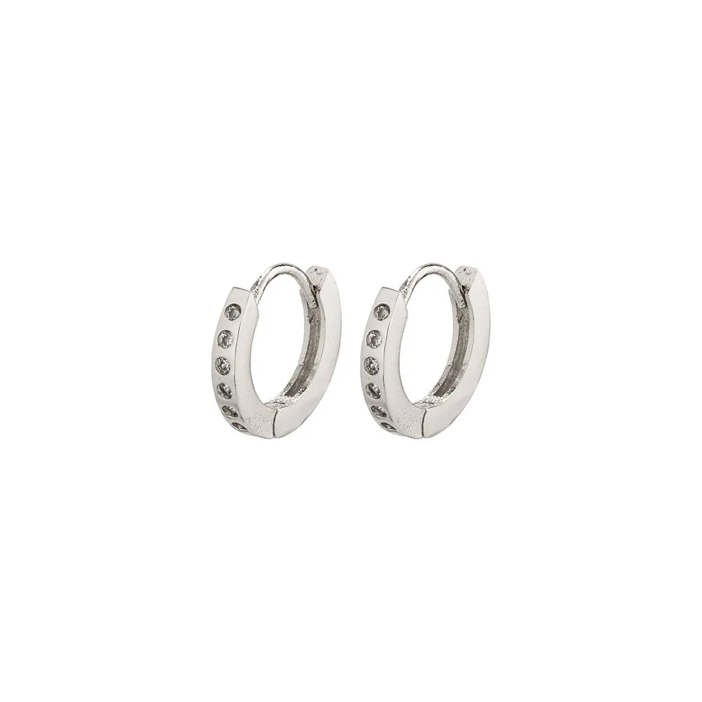 Gry Silver Plated Hoops sold by Silver Lotus