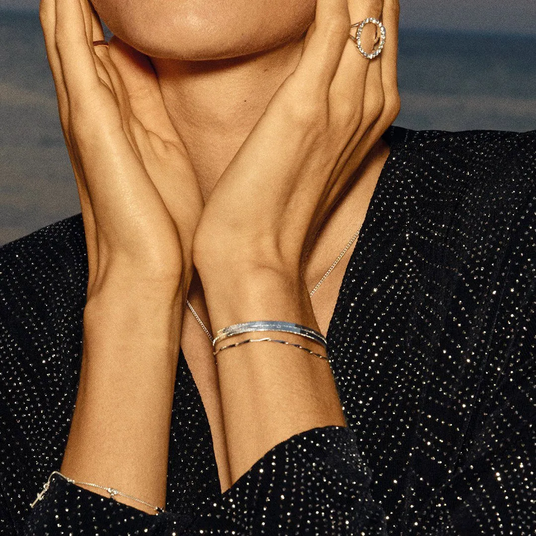 Deva Silver Plated Bracelet sold by Silver Lotus product image thumbnail 3