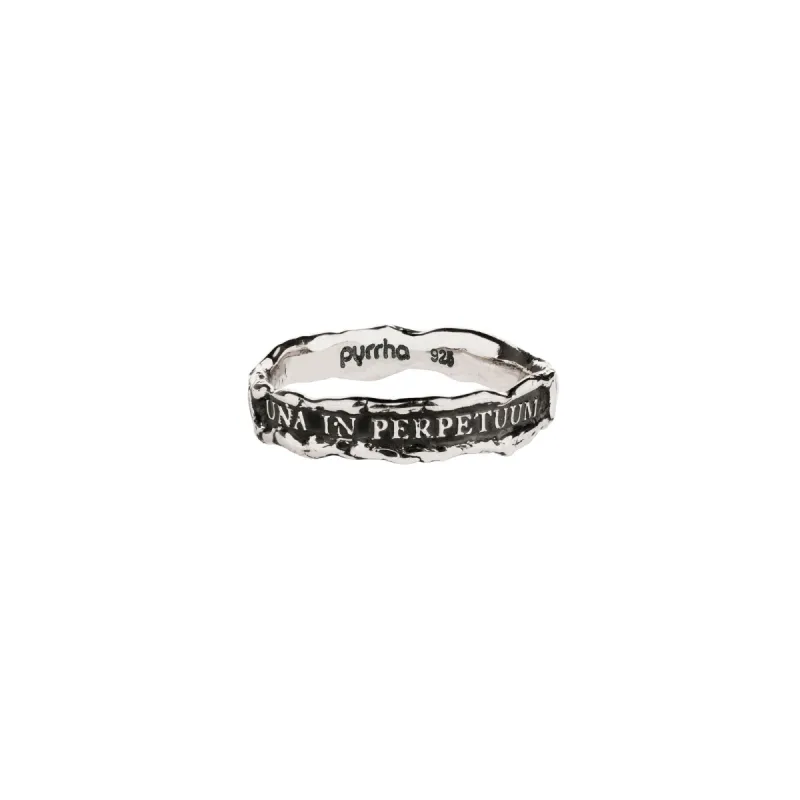 Together Forever Textured Band Ring sold by Silver Lotus