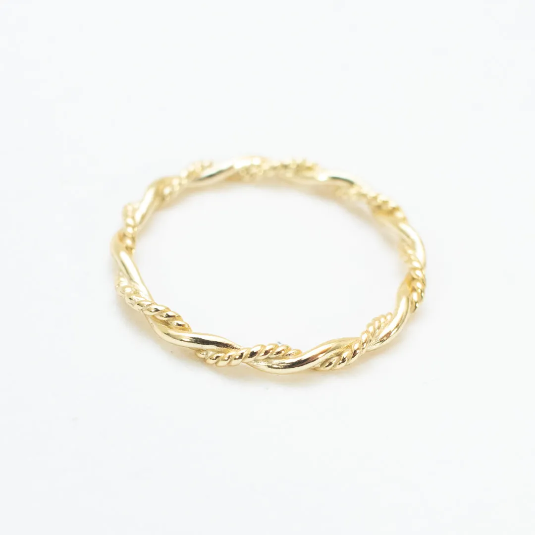 Gold Plated Double Twisted Ring sold by Silver Lotus product image thumbnail 2