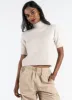 Short Sleeve Mock Neck Sweater sold by Silver Lotus