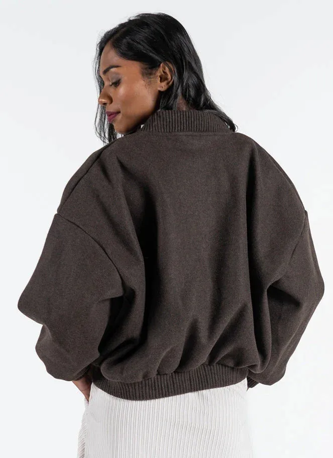 Front Zip Bomber Jacket sold by Silver Lotus product image thumbnail 3